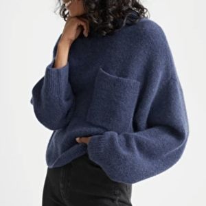 Other Stories Chest Pocket Knit Sweater 